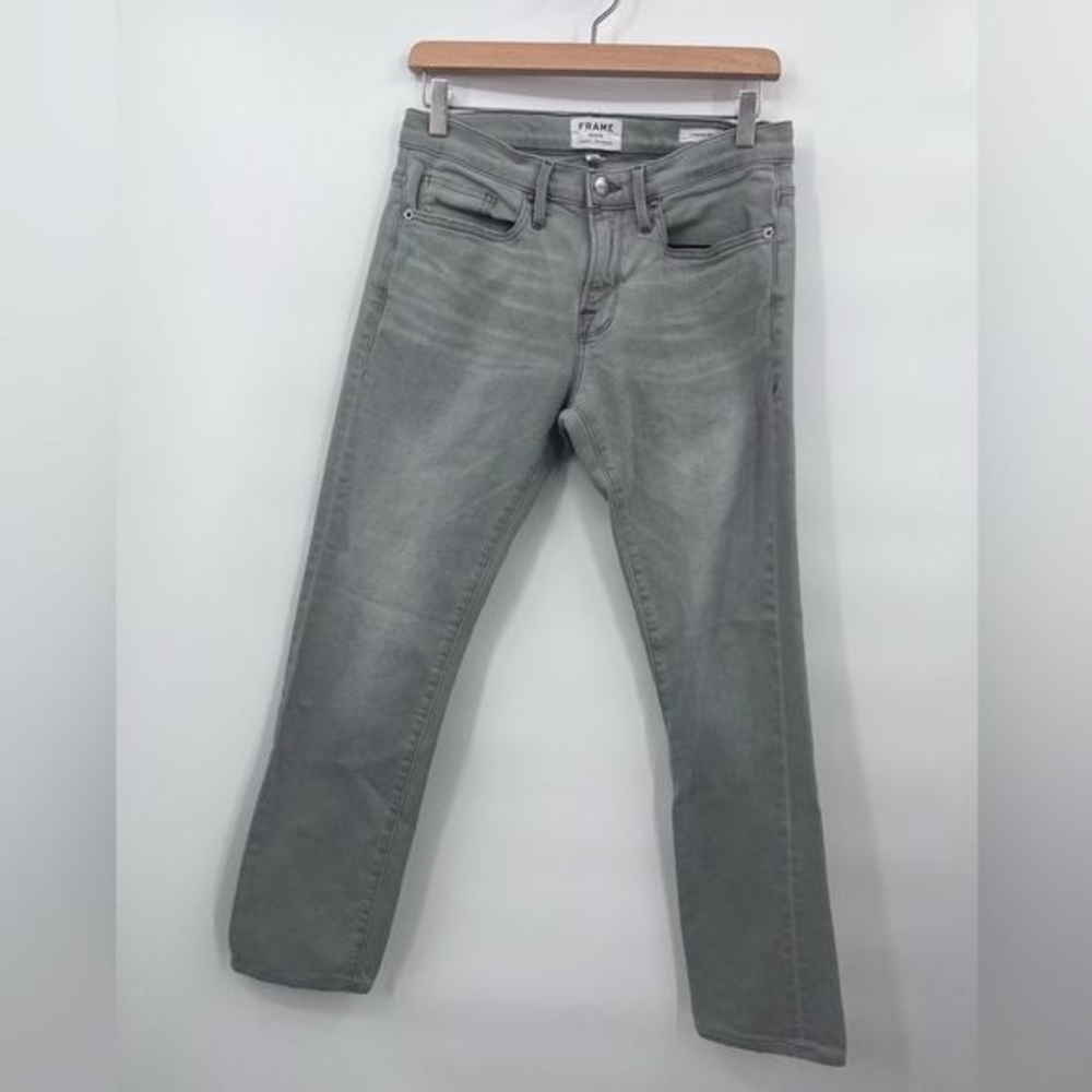 FRAME‎ Men's Gray L'homme Skinny-fit Jeans size 30